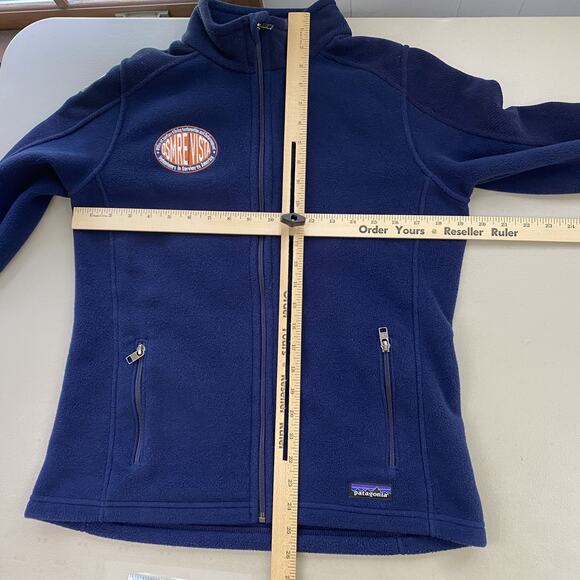 Patagonia Synchilla Fleece Jacket Womens Medium Full Zip OSM VISTA Team Blue - Picture 10 of 12